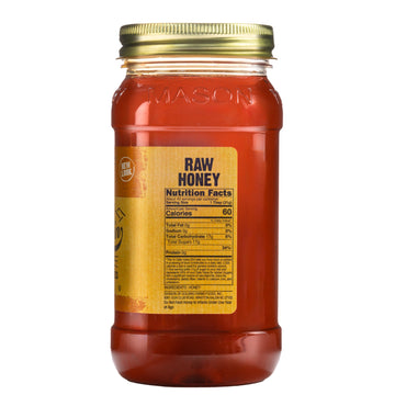 Mountain Ridge Honey, Naturally Healthy 100% Pure Raw Honey, 32 Ounces