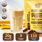 NUTRAPULSE Organic Vegan Protein Powder, Plant-Based, 20g Protein, Banana Cinnamon, 1 Pack, 20 Servings