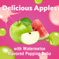 Del Monte Bubble Fruit Sour Apple Watermelon Fruit Cup Snacks, 4 Count (Pack Of 6)