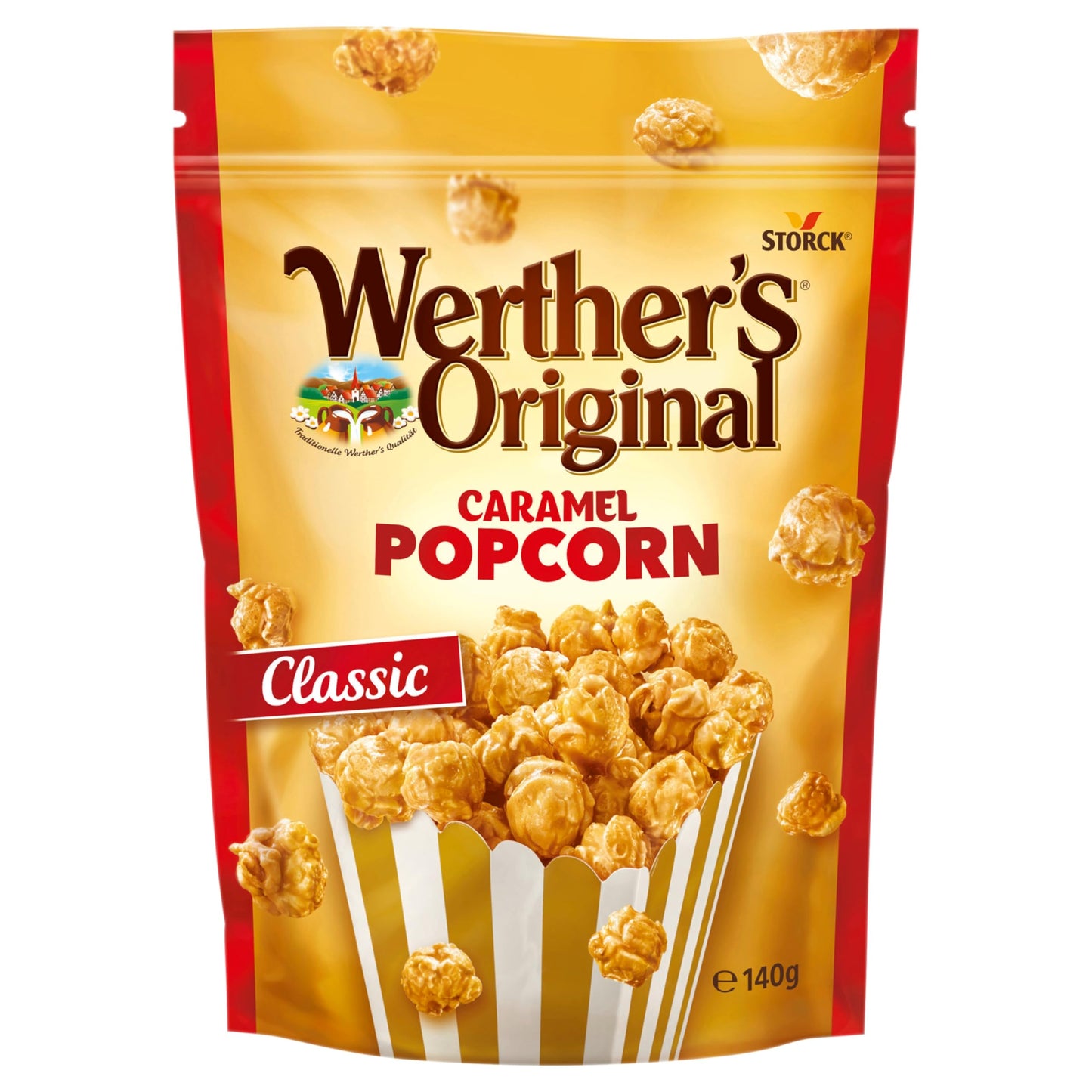Werthers Original Caramel Popcorn Classic 140g (pack of 2)