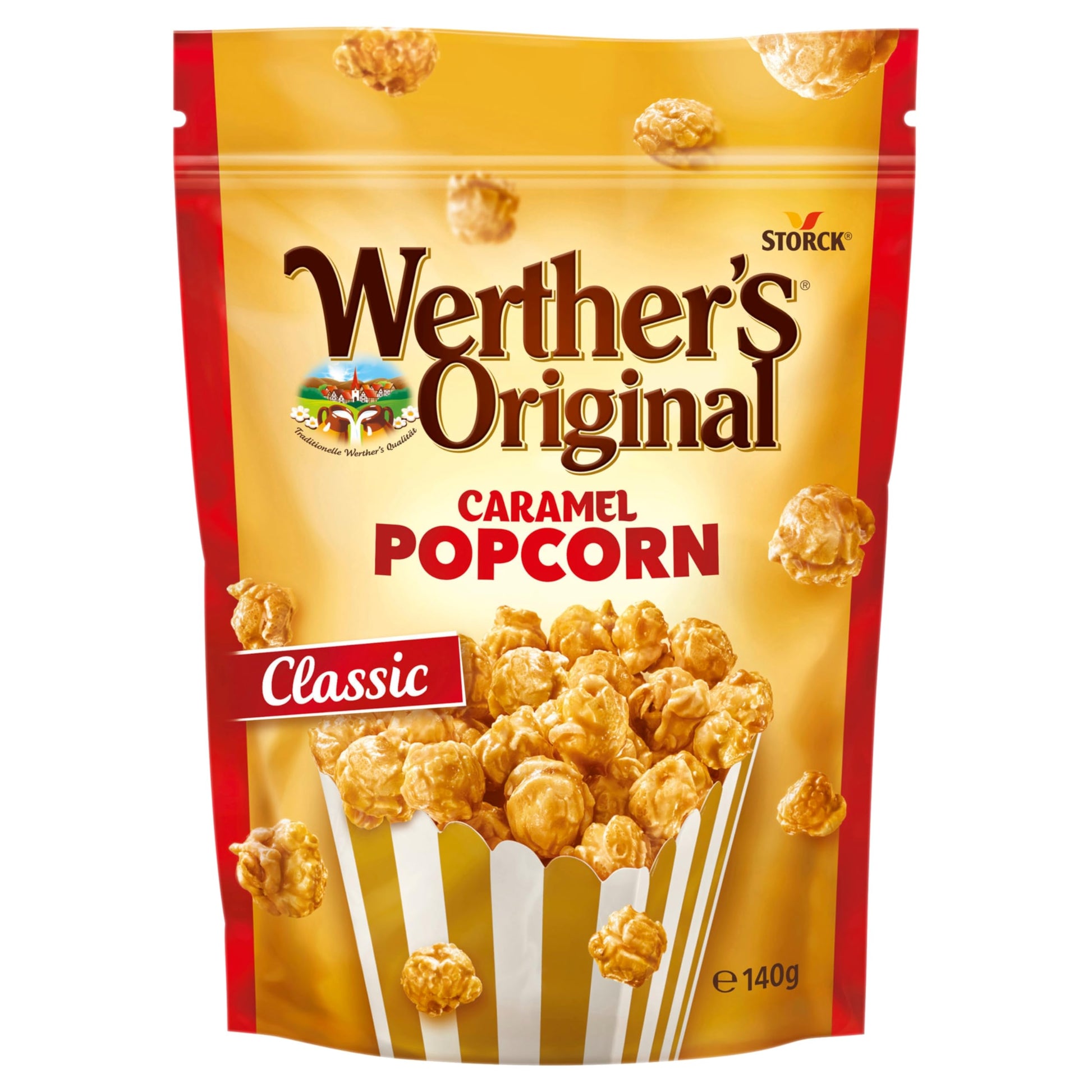 Werthers Original Caramel Popcorn Classic 140g (pack of 2)