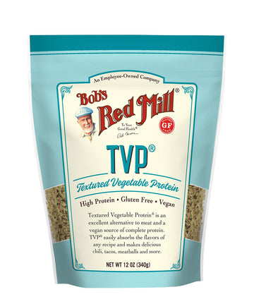 Bob s Red Mill TVP, 12oz (Pack of 4) - Vegan, Made in USA, Unflavored, Kosher