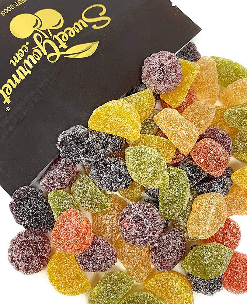 SweetGourmet English Fruit Pastilles | No Artificial Colors & Flavors | 2 Pounds