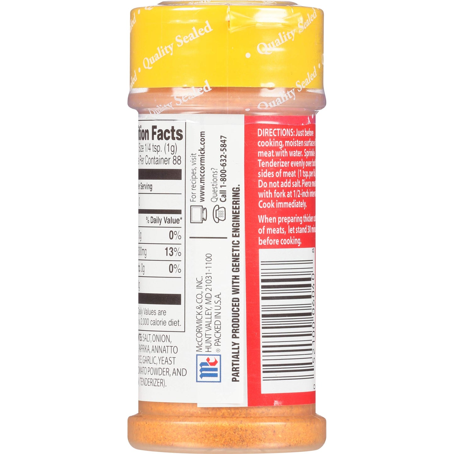 Mccormick Meat Tenderizer Seasoned, 3.12 Oz (Pack - 3)