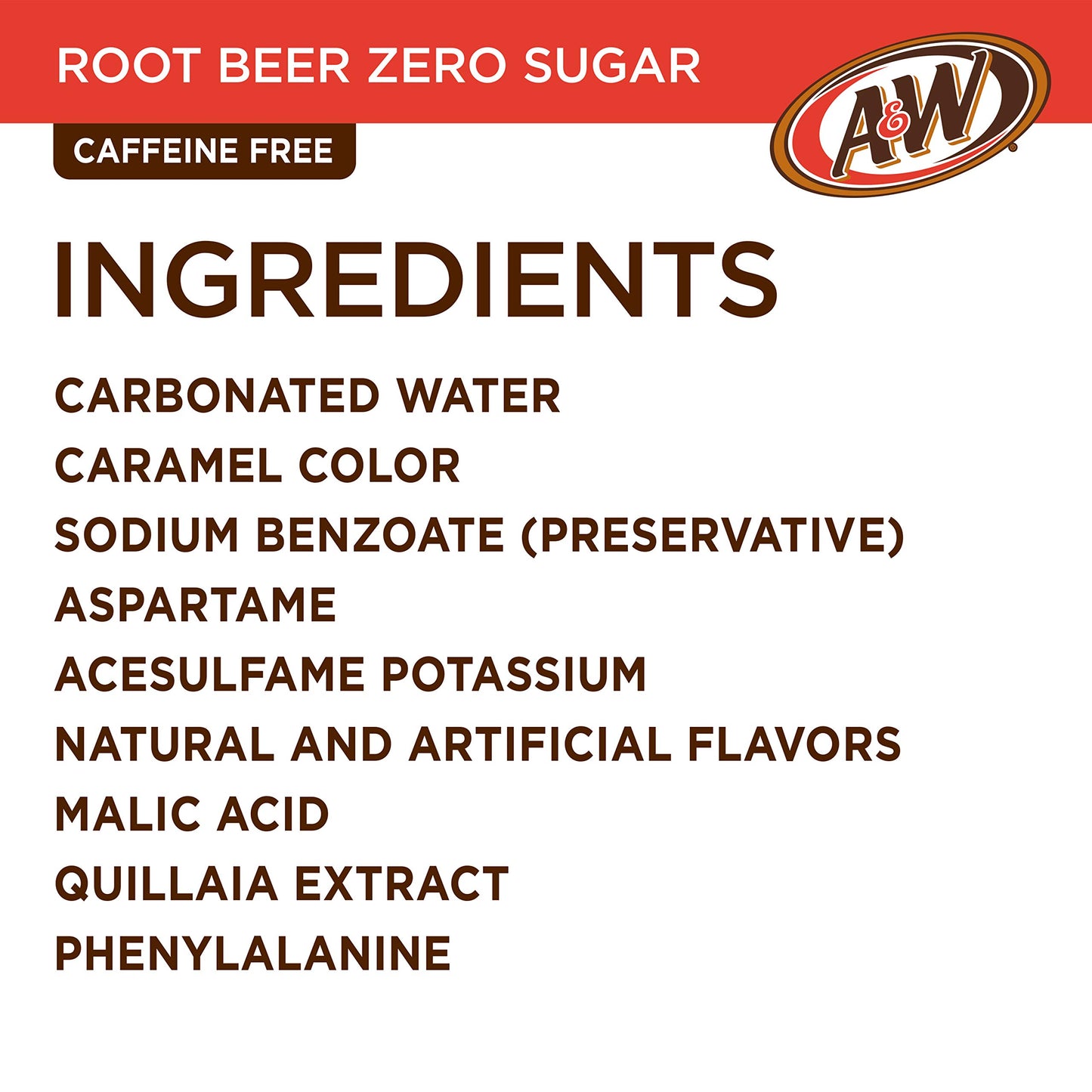 A&W Zero Sugar Root malt-inspired Soda  12 fl oz cans  12 pack