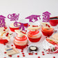 Gyufise 24Pcs Graduation Cupcake Toppers 2025 Purple Glitter Class Of 2025 Cupcake Toppers 2025 Grad Cap Diploma Cupcake Picks F