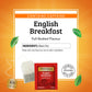 Twinings English Breakfast Black Tea Individually Wrapped Bags, 20 Count (Pack of 6), Flavourful, Robust, Caffeinated, Enjoy Hot