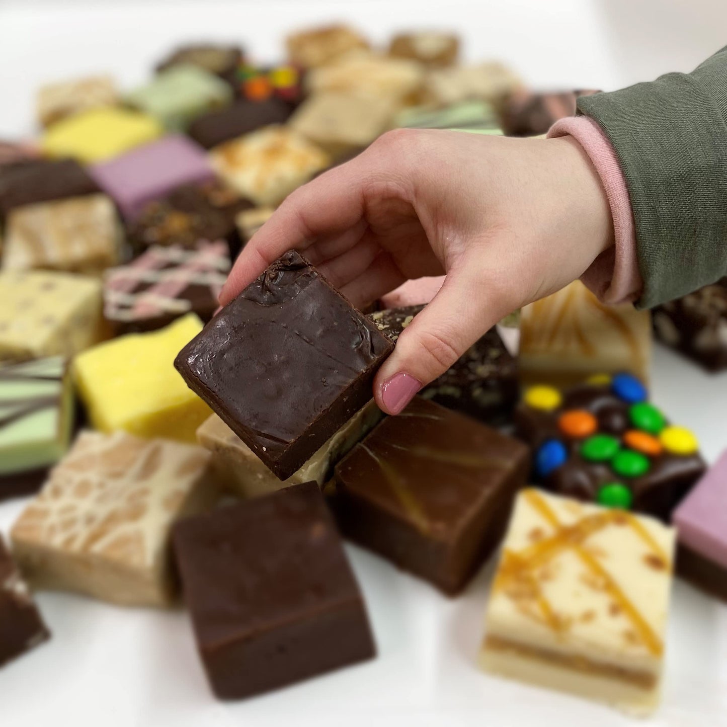Valley Fudge Dark Chocolate Artisan Fudge, Gourmet Candy, Half Pound Package