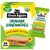 Once Again Sunflower Butter Graham Sandwiches - Gluten Free Snacks for Kids & Adults - Sandwich Crackers with Organic Sunflower 