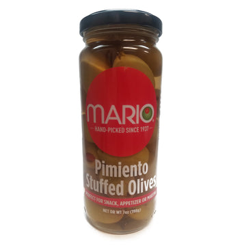 Mario Camacho Foods Pimiento Stuffed Olives, 7.0 Fluid Ounce