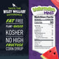 Wiley Wallaby Mini Licorice Bites 3.5 Ounce Classic Gourmet Soft & Chewy Australian Watermelon Licorice Candy Bags, 18 Pack