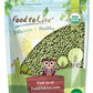 Food to Live Organic Whole Dried Green Peas, 4 Pounds - Non-GMO, Green Vatana, Sproutable, Vegan, Kosher, Bulk. Pre-Soak Needed.