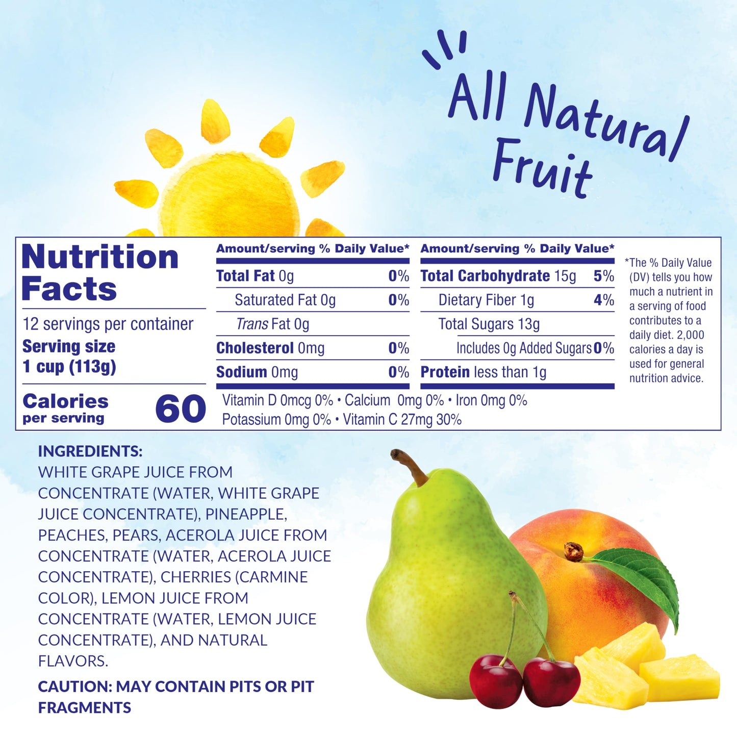 Dole Fruit Bowls Snacks Cherry Mixed Fruit in 100% Juice Snacks, 4oz 12 Total Cups, Gluten & Dairy Free, Bulk Lunch Snacks for K