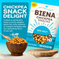 BIENA Chickpea Snacks - Crunchy Roasted Chickpeas - High Fiber Vegan Protein - 8-Pack, 5 Ounce Bags, Sea Salt
