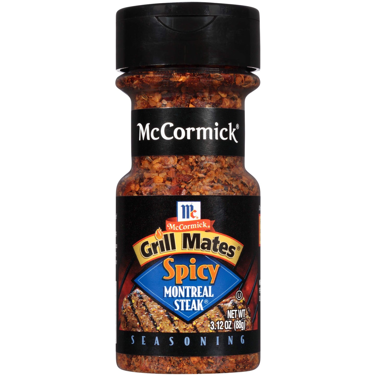 McCormick Grill Mates Spicy Montreal Steak Seasoning, 3.12 oz