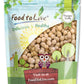 Food to Live Blanched Hazelnuts, 2 Pounds Raw Whole Filberts, No Skin, Unsalted, Unroasted Nuts, Vegan Snack, Kosher, Bulk. Keto