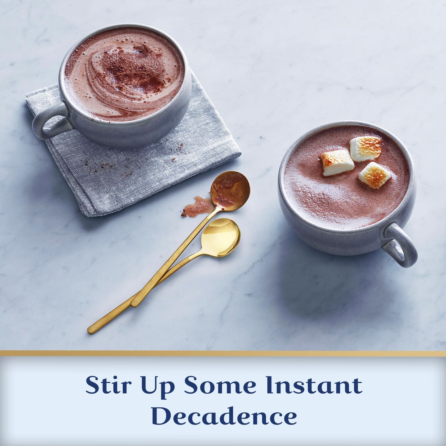 Ghirardelli Double Chocolate Hot Cocoa Mix  3 Pound Box  (Approximately 43) 0.85 oz Packets with Cocoa Scoop