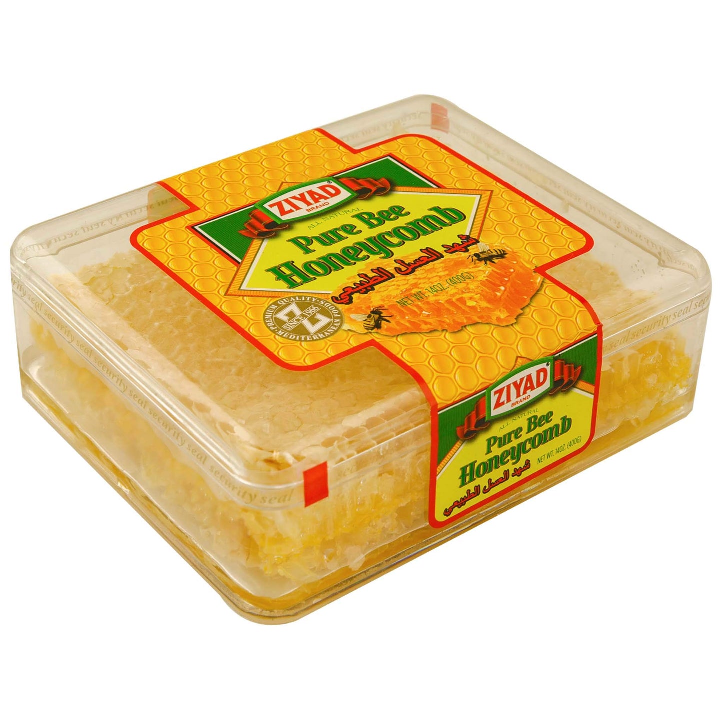 Ziyad Raw All-Natural Honeycomb, 100% Pure Unfiltered Honey Comb, 100% All-Natural, No Additives, No Preservatives, From The Tur