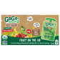 GoGo squeeZ Organic Applesauce and Fruit Puree  Variety Pack  Apple  Strawberry & Banana  3.2 oz (Pack of 12)  Unsweetened Organic Fruit Snacks for Kids  No Gluten  Nut & Dairy  BPA Free Pouches