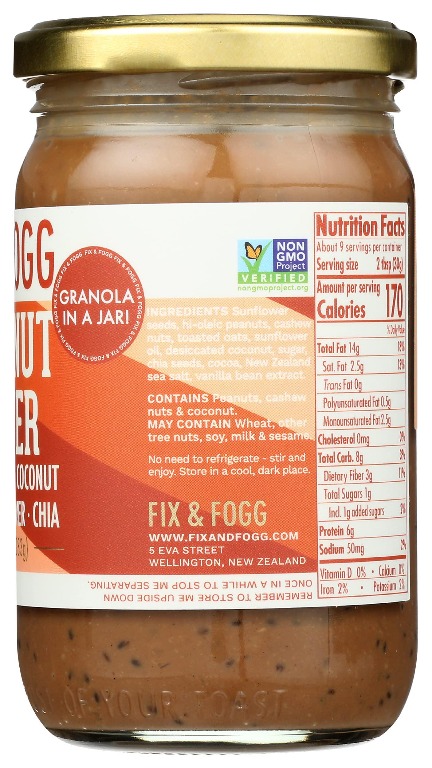 Fix And Fogg Oaty Nut Butter 10 Oz