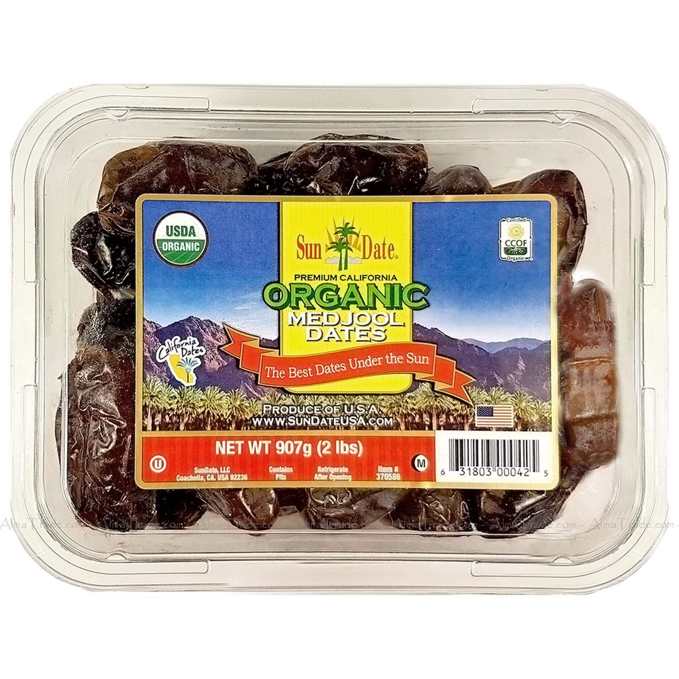 Organic California Medjool Dates  2 Lbs  (907G)
