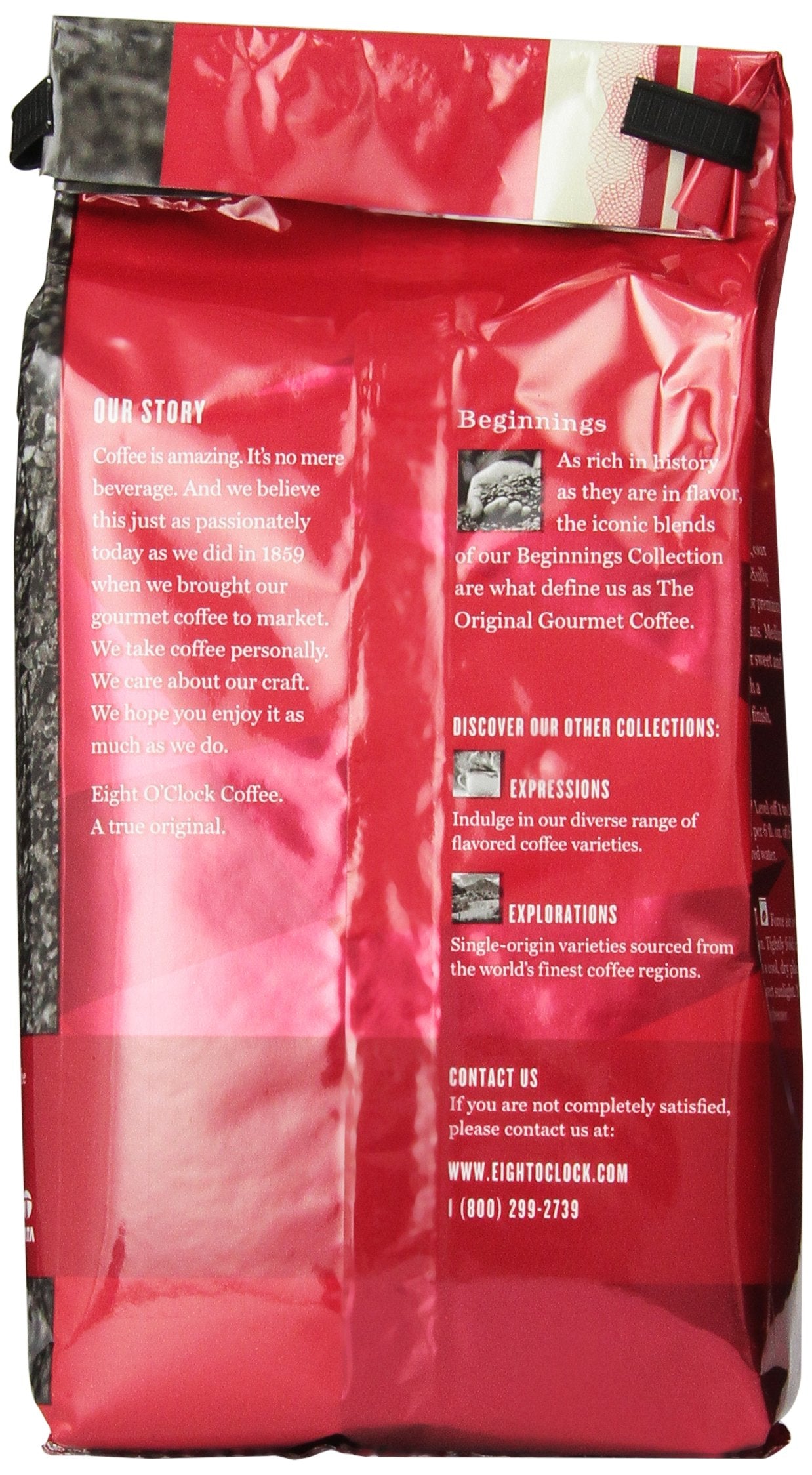 Eight O'Clock Coffee The Original, 12 Ounce (Pack Of 6) Medium Roast Ground Coffee 100% Arabica, Sweet, Fruity, Well Balanced