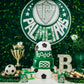 EONNCNT Happy Birthday Cake Topper - Green Glitter Paper Decoration - Model MOUCCT-HB