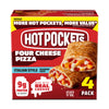 Hot Pockets Four Cheese Pizza, Pizza Pockets, Pizza Snacks, Frozen Air Fryer Snacks, 9g Protein, Frozen Sandwiches, 4-Pack