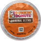 Dunkin Donuts Original Flavor Coffee K-Cups for Keurig, 32 Count