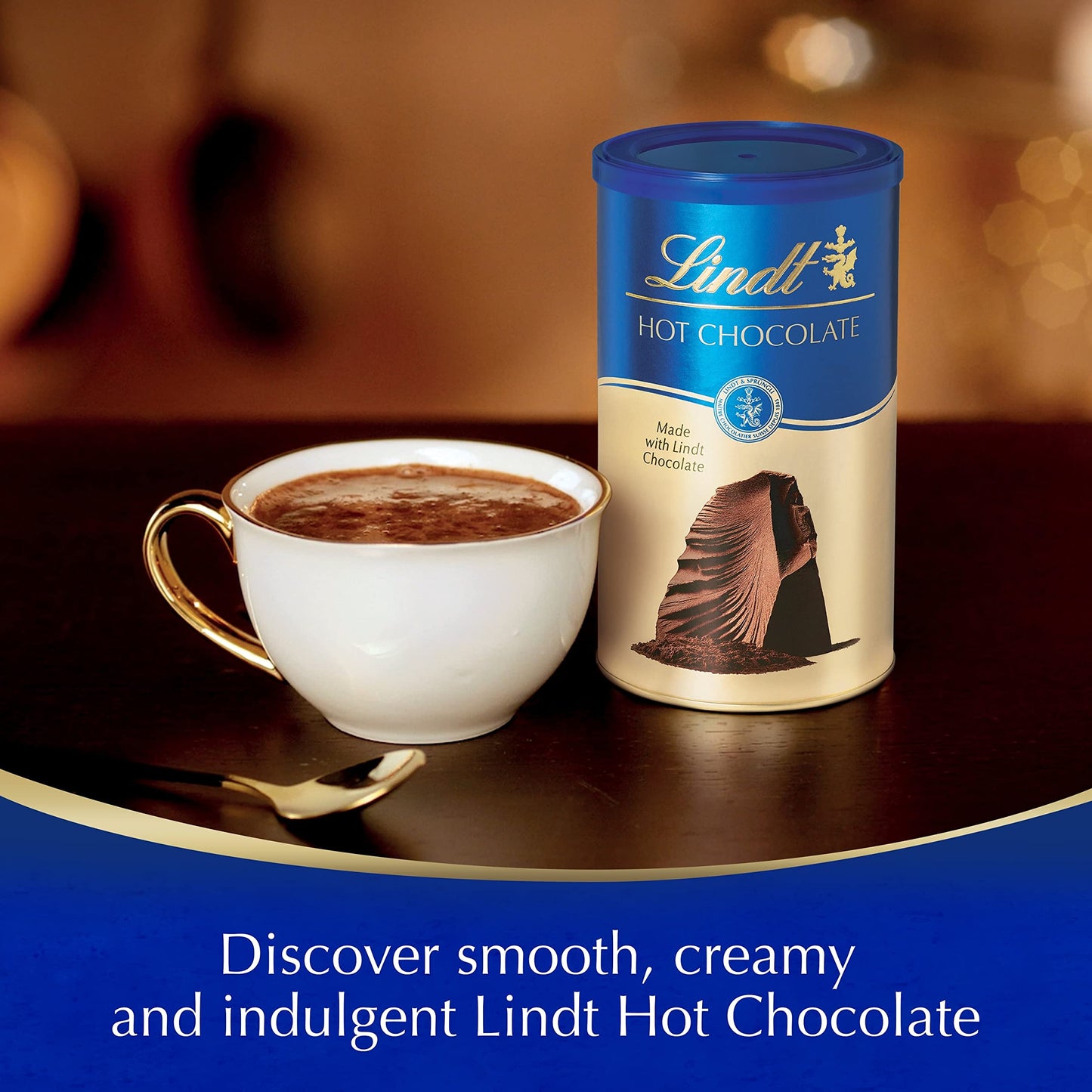 Lindt Hot Chocolate, 300G - Cocoa Powder For Hot Chocolate Mix - European Import