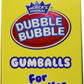 Dubble Bubble Gumballs Machine Size Refills 12 Oz. Carton