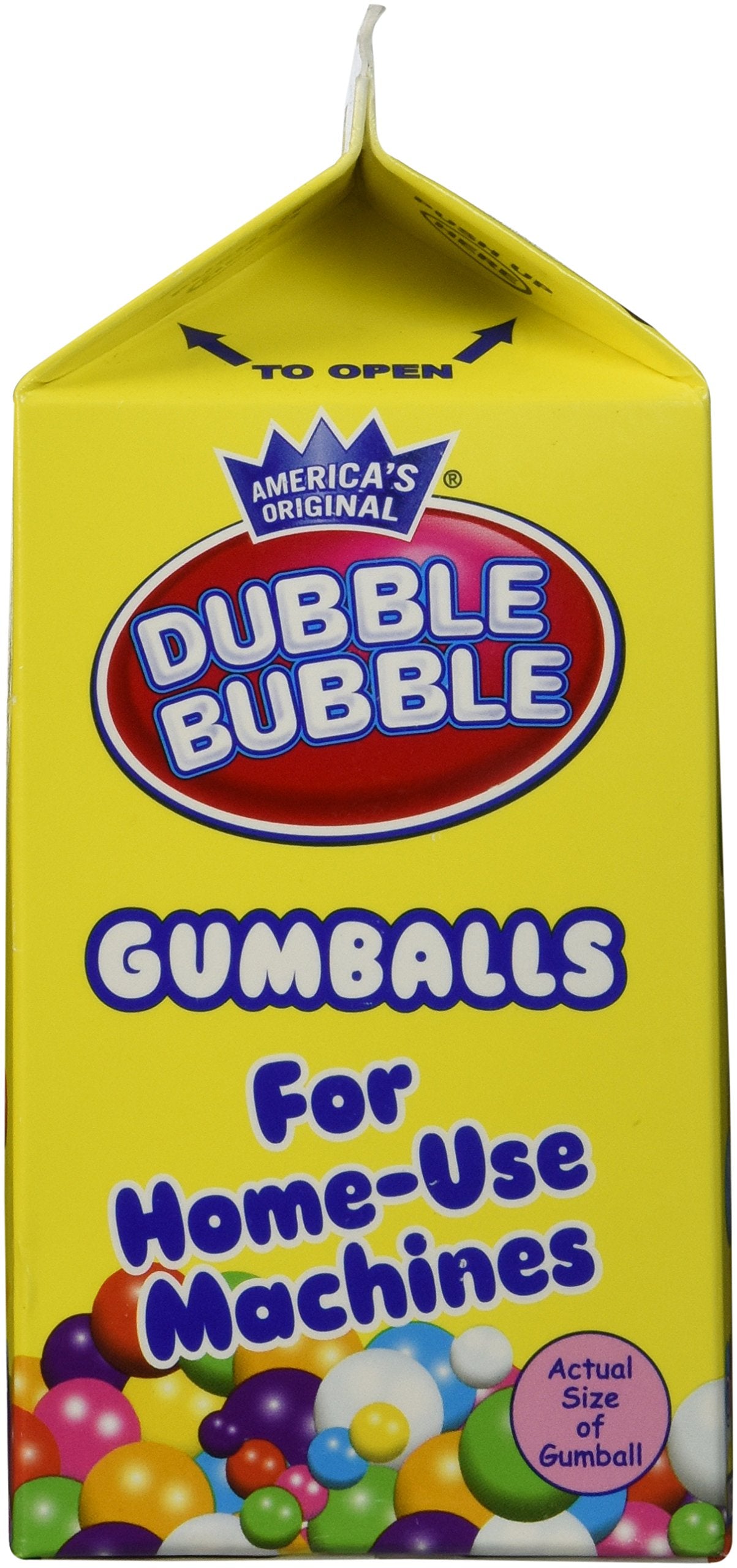 Dubble Bubble Gumballs Machine Size Refills 12 Oz. Carton