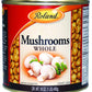 Roland Foods Whole Medium Large Button Mushrooms, Specialty Imported Food, 16 Ounce Can, Pack of 4