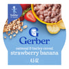 Gerber Toddler Food, Oatmeal And Barley Strawberry Banana Cereal, Iron Helps Support Brain Development, Toddler Oatmeal