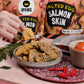 Irvins Salted Egg Salmon Skin Chips Crisps | Premium Hand Cooked | Halal | High Protein | Keto-Friendly | 3.7 Oz (Pack Of 3)