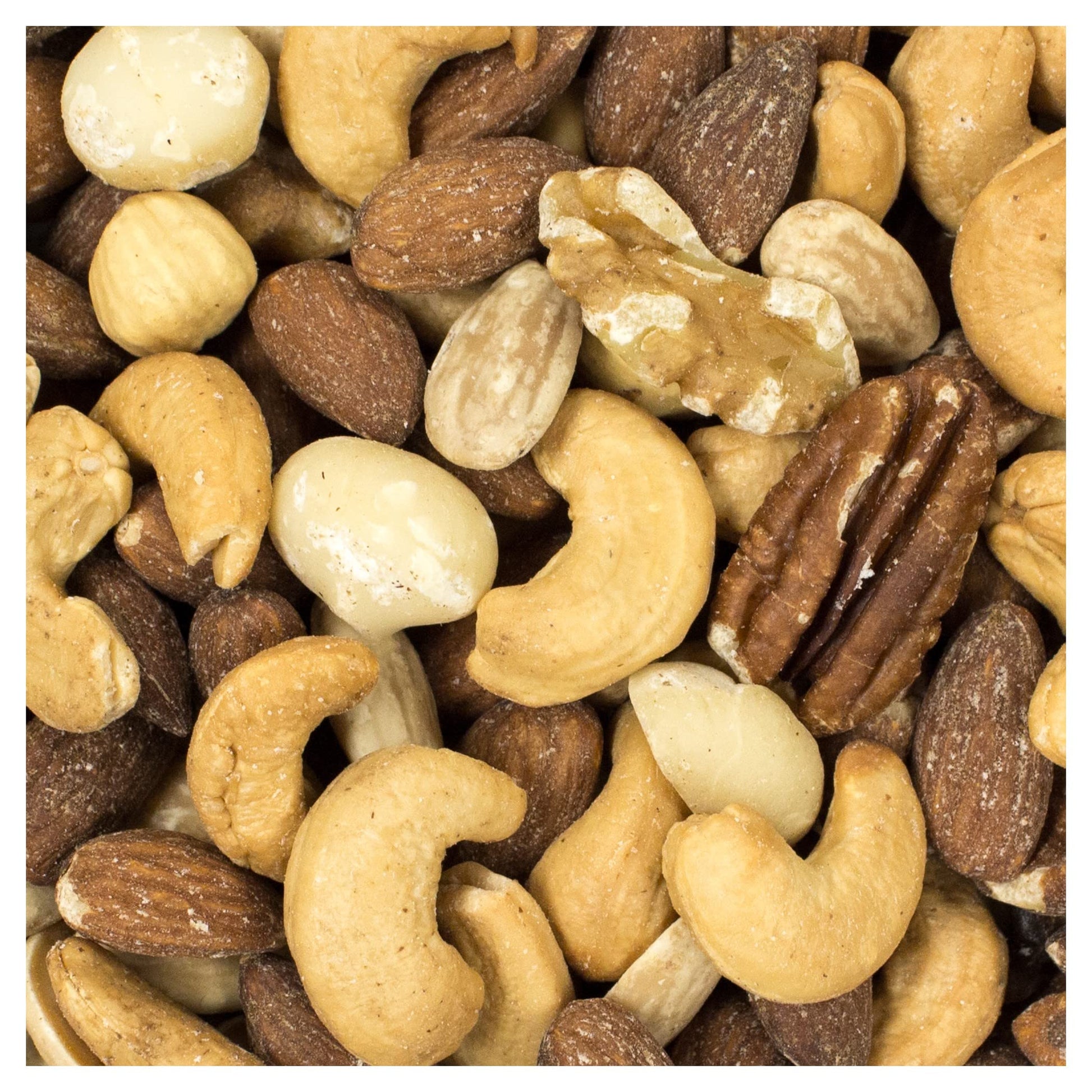Fancy Deluxe Mixed Nuts Roasted Unsalted | Non-GMO | Premium Quality | Bulk Value Size 32 Oz. (2 Lb.)