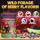 The Original Mountain Dudes Wildberry Crunch, Freeze Dried Candy, 4 Oz, Assorted Berry Punch, Melon, Strawberry, Cherry, Raspberry, Bag Pouch, Ideal Gift Snack