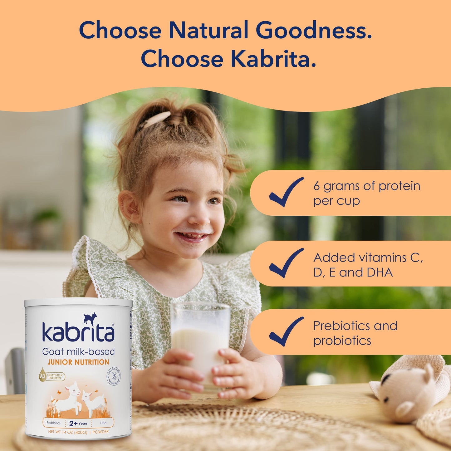 Kabrita Junior Goat Milk Powder For Kids 14Oz