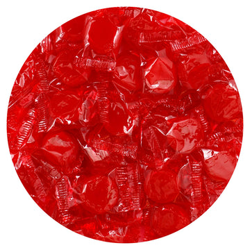 The Hampton Popcorn Company Cinnamon Discs Hard Candy - 2lb Bulk Bag - Red - Individually Wrapped Old Fashioned Candies