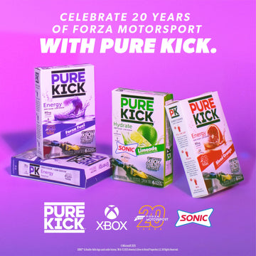 Pure Kick Forza Fuel Limited Edition Energy, Blood Orange Energy & Sonic Limeade Hydration Singles To Go Drink Mix - 3 / 6Ct Box