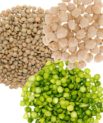 Certified Glyphosate Residue Free Chickpeas, Lentils, And Green Split Peas | 3 Pack Of 3 Lb Bags | Non-Gmo Project Verified | Fa