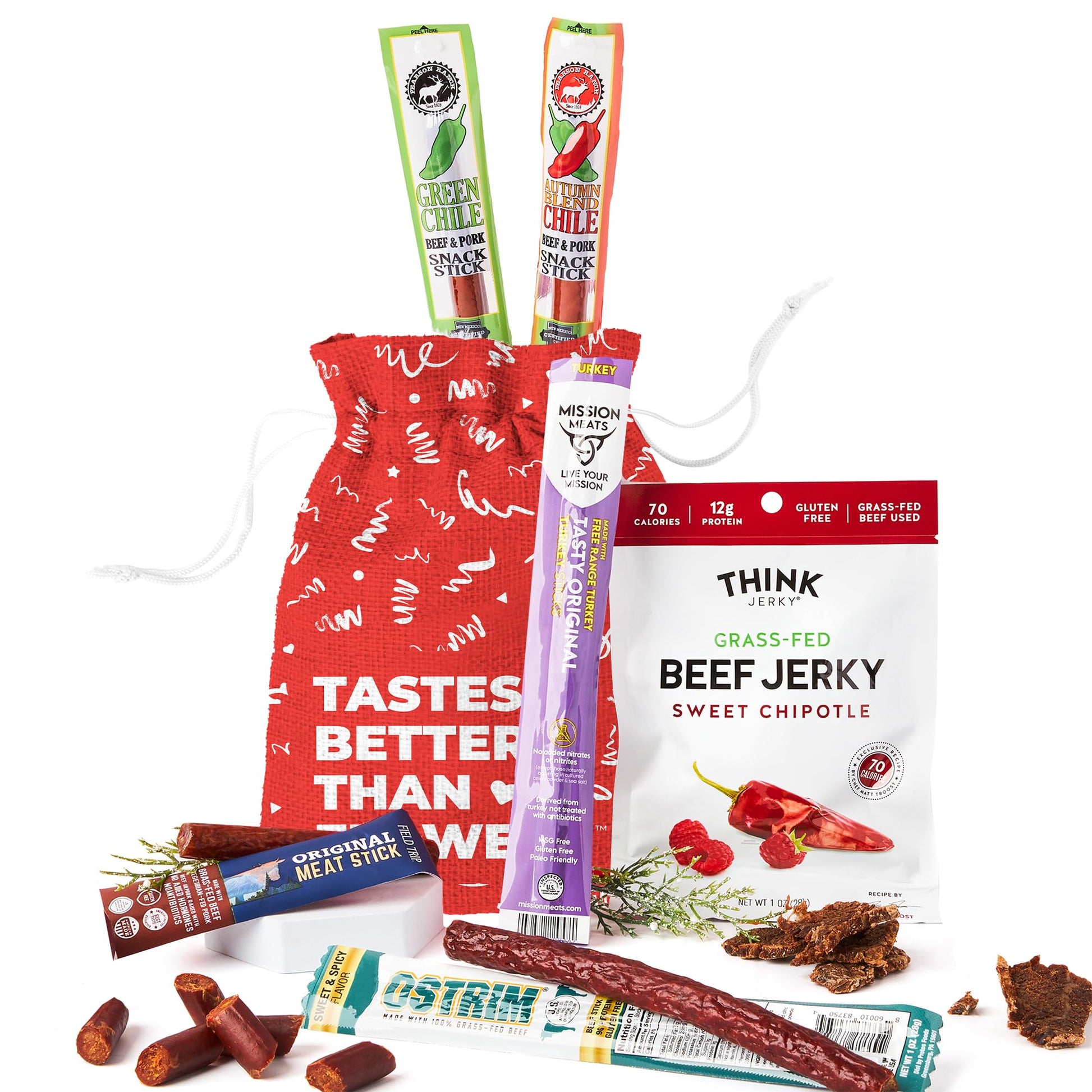 BUNNY · JAMES · Beef Jerky Gift Bag - High-Protein Snack Variety Pack, 5.92 Ounce, Exotic Jerky Gift Bag