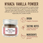 Burlap & Barrel Nyanza Vanilla Powder – Sweet Vanilla Flavor – 0.9oz Glass Jar