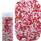 Se Si&Moos Red White And Pink Jimmies Sprinkles Valentines Sprinkles Edible Soft Jimmies Soft Sprinkles For Topping Ice Cream, C