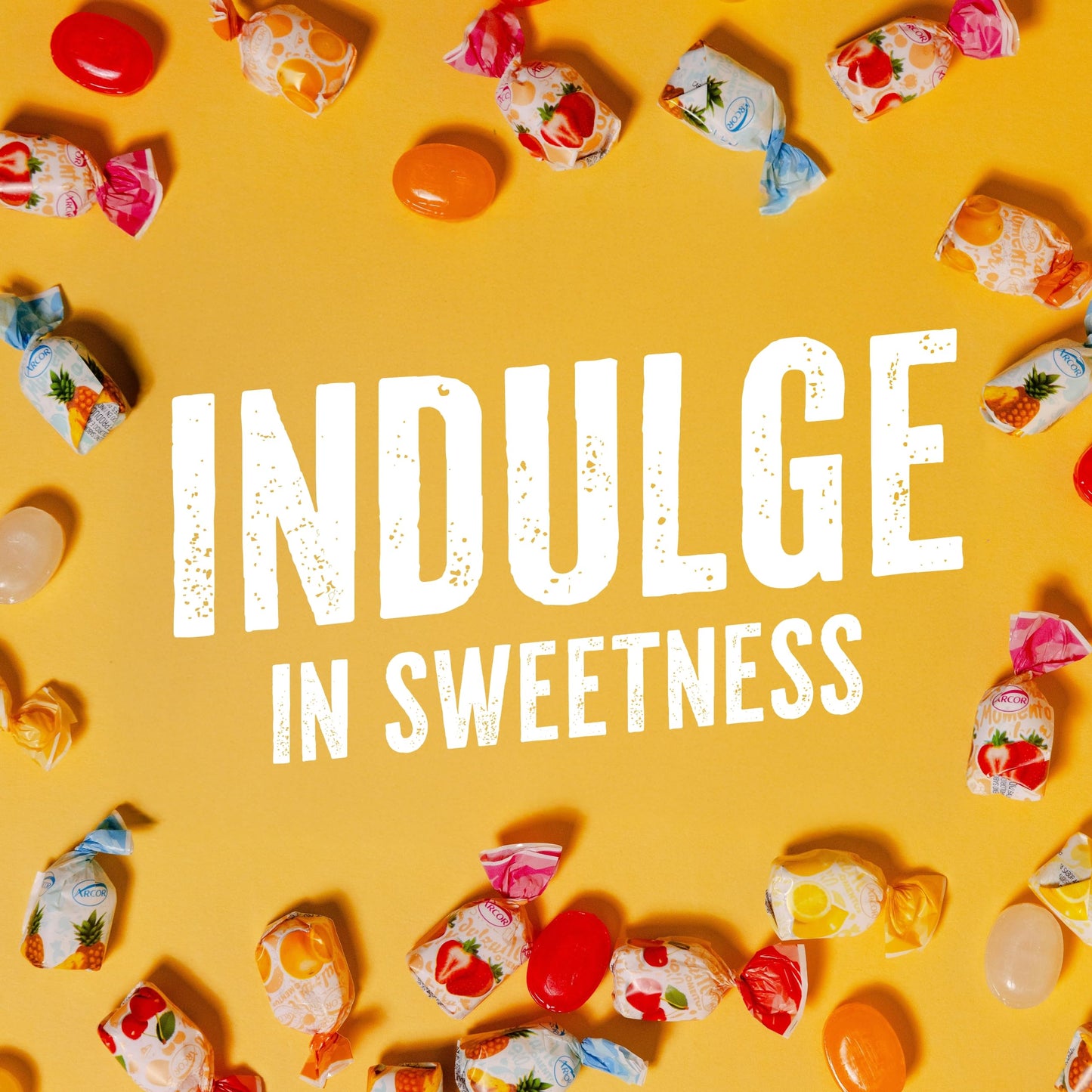 Assorted Fruit Hard Candy Individually Wrapped by Cambie, 6 lbs of Bulk Candy with a Deliciously Sweet Hard Exterior with a Soft