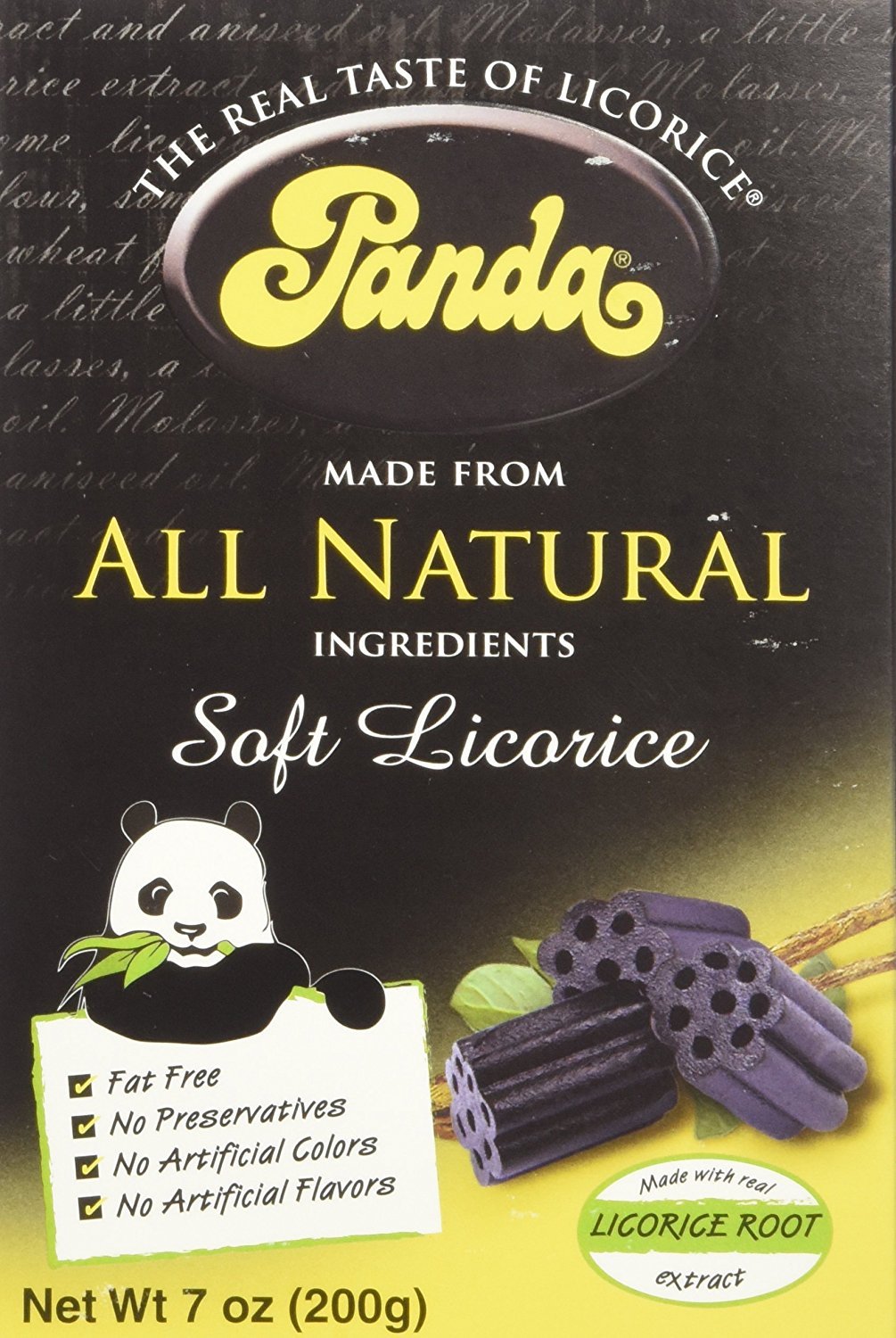 Panda Licorice, Licorice Chews, 7-Ounce Bags (Pack Of 12)