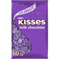 HERSHEYS KISSES Milk Chocolate Candy Bulk Bag, 60 oz, Pack of 1
