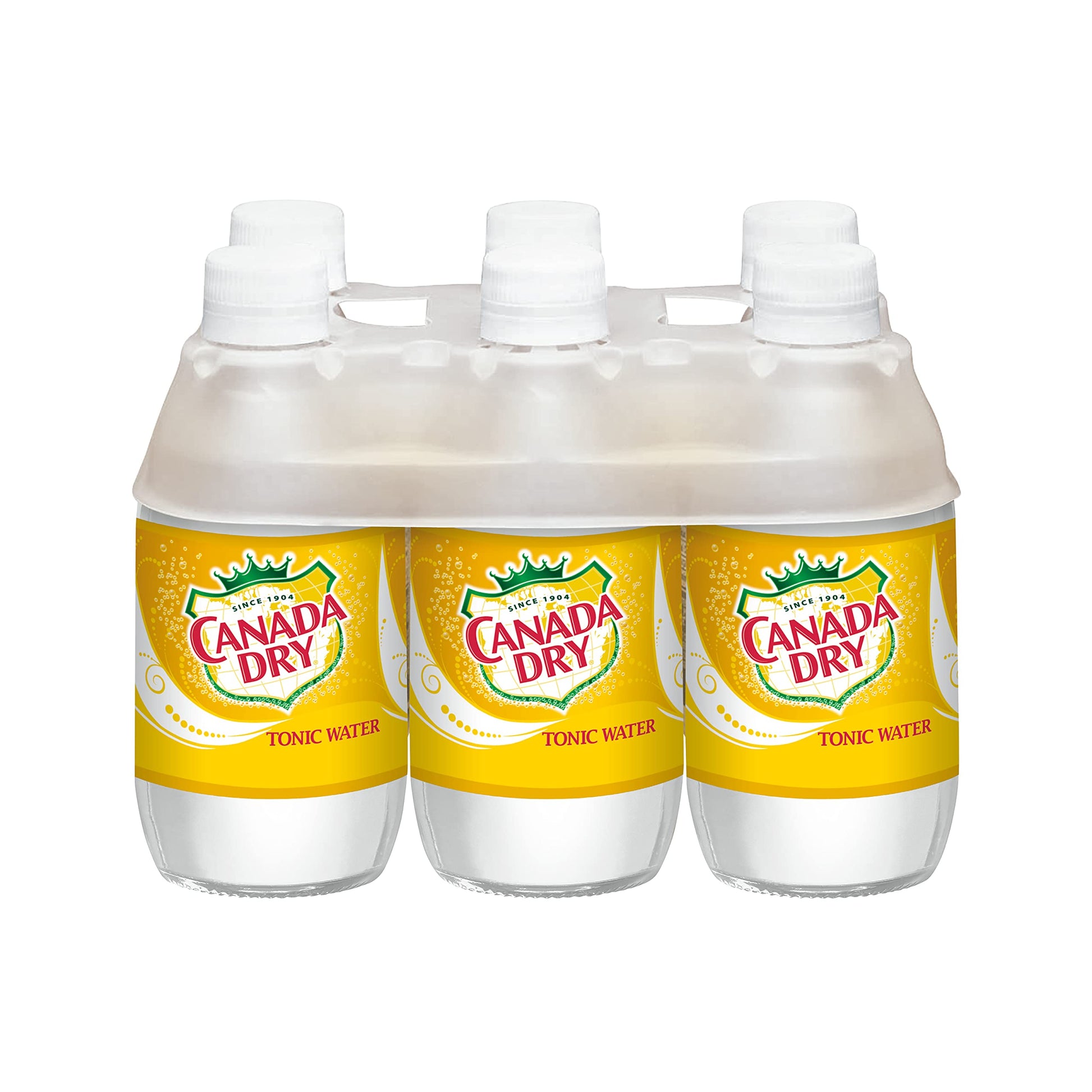 Canada Dry Tonic Water, 10 fl oz Glass Bottle, Pack of 6, Model DPSUSC800080324