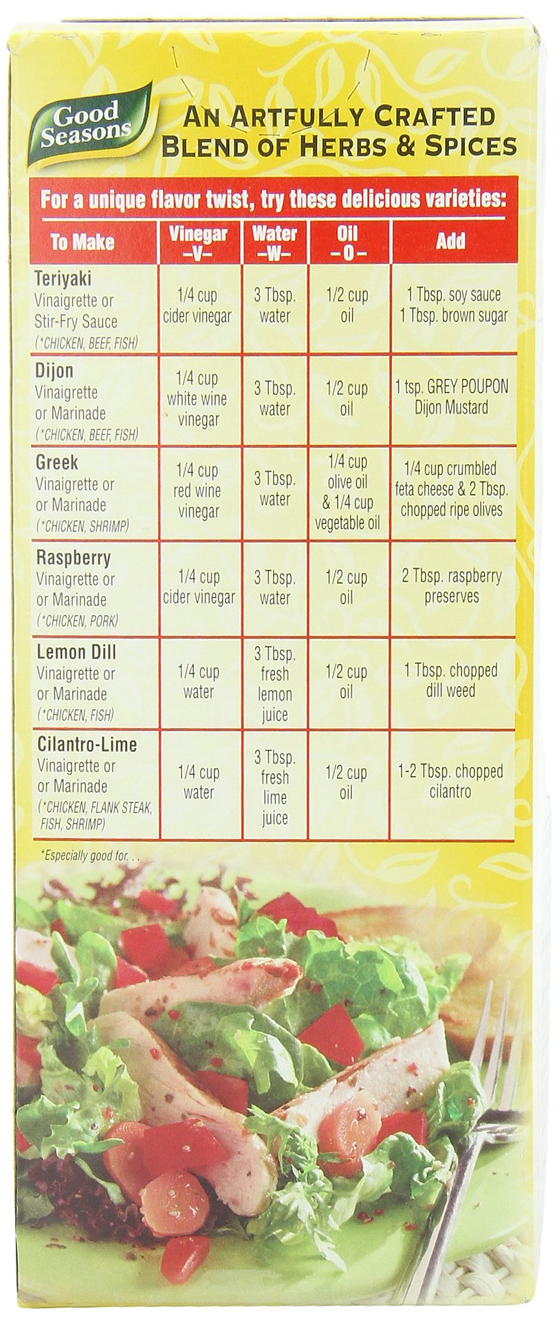Good Seasons Salad Dressing & Recipe Kit, Cruet with 2-Count Italian Dressing Mix (Pack of 2),0.7 Ounce (Pack of 2)