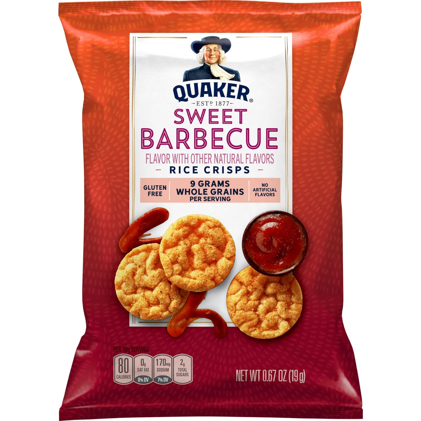 Quaker Rice Crisps, 4 Flavor Savory Mix, 15 Count